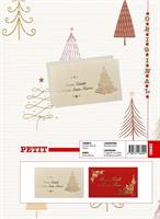 BIGLIETTI NATALE ORIGINAL PETIT STAMPA CALDO 50PZ CRS0432