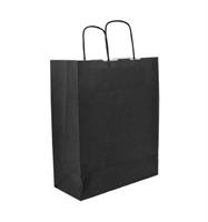 SHOPPERS NERO RITORTO KRAFT 46x13,5x49 CF25 FLORIO 31628 294