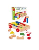 GIOCO IN LEGNO PRESCOLARE BUILD E WALK MAXI 3+ DAL NEGRO 54102