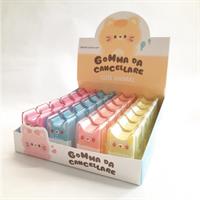 GOMMA ORSETTO COLORATO CON CUSTODIA EXPO 24PZ ER-04BX