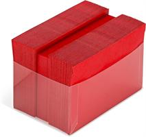 BIGLIETTO E BUSTA 12X18 GS ROSSO PZ100 E7 0005