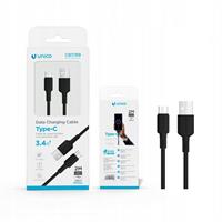 ACCESSORI CELLULARI CAVO TYPE-C 2MT 2.4A NERO UNICO CB1789