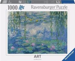 RAVENSBURGER PUZZLE 1000PZ MONET WATERLILIES 00194