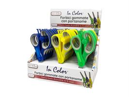 FORBICI IN COLOR CON PORTANOME EXPO 24PZ ASS 12185 0897