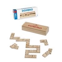 DOMINO IN LEGNO CON SCATOLA DAL NEGRO 053817