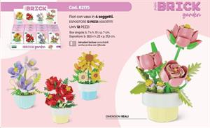 COSTRUZIONE FLOWER LINEA BRICK LEBEZ 82175 352