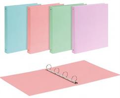 RACCOGLITORE 4 ANELLI A4 D.30 22X30 PASTEL ASS 400198067 0009