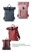 ZAINO ROLL-TOP IN GOMMA ANTIPIOGGIA DROP2GO BORDO' 9239DRG30 016