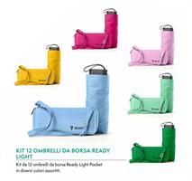 OMBRELLO KIT 12PZ COMPATTO READY LIGHT POCKET ASS 9251RDTKX 003