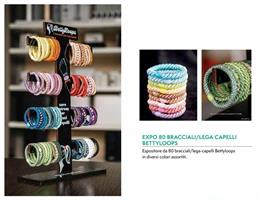 BRACCIALI LEGA-CAPELLI BETTYLOOPS EXPO 80PZ COL ASS BLESK 008