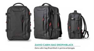 ZAINO CABIN-BAG IN GOMMA ANTIPIOGGIA DROPINBLACK 9237RDB 010