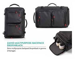 ZAINO MULTIPURP-BPACK GOMMA ANTIPIOGGIA DROPINBLACK 9245DRB 012