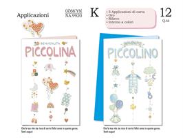 BIGLIETTI AUGURI NASCITA PICCOLINO/A 11,5X17 CROMO NA.9920 169