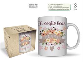 TAZZA MUG FESTA DELLA MAMMA 3PZ 12X9,5X8 CROMO OV.10339 160
