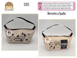 BORSETTA A SPALLA BUBINE C/ZIP 23x13x12 4PZ CROMO BU.10686 210