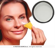 CARNEVALE MAKE UP FONDOTINTA BIANCO C/SPUGNA VASETTO 9GR 15629