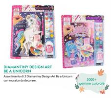 DIAMANTINY DESIGN ART BE A UNICORN MOSAICO 12PZ NICE 90030 409