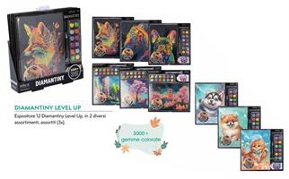 DIAMANTINY LEVEL UP ASSORTIMENTO 1 ASS. 12PZ NICE 96600 410