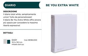 AGENDA BE YOU 2026/27 EXTRA WHITE EASY 12,5x16,5 BE9BU000