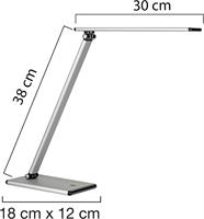 LAMPADA DA TAVOLO TERRA ULX GRIGIO METALL. 400077409