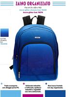 ZAINO COMIX ORGANIZZATO GLITTER BLU SFUMATO 2026 76228SB
