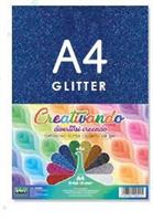 CARTONCINO A4 230GR GLITTER 10FG COL. ASS.TI LEBEZ 80955