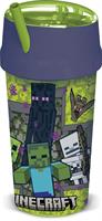 BICCHIERE PORTAMERENDA 465 ML MINECRAFT CORE24 40601