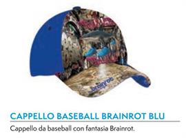 BRAINROT CAPPELLO BASEBALL BLU CORIEX X14201 MC 0139