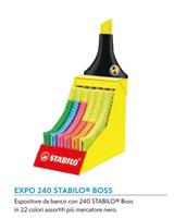 EVIDENZIATORE STABILO BOSS EXPO DA BANCO 240PZ IT70/240-1 0389