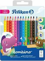PASTELLI PELIKAN JUMBO TRIANG COMBINO 4MM CF12 100401660 0612