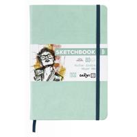 SKETCHBOOK 14X21 80FF BIANCHI 140GR VERDE DF80014210003C 1102