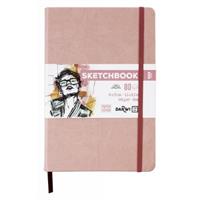 SKETCHBOOK 14X21 80FF BIANCHI 140GR ROSA DF80014210009C 1105