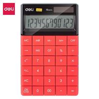CALCOLATRICE DA TAVOLO EXCEED 12 CIFRE ROSSO DELI E1589-RC 1168