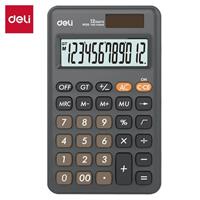 CALCOLATRICE TASCABILE 12 CIFRE 12X7 NERO DELI EM120 1186