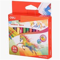 PASTELLI DELI CERA COLORUN 24PZ ASS 10X75MM EC20820 1148