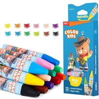 PASTELLI OLIO TRIANGOLARI COLOR KIDS 12PZ ASS DELI EC221-12 1150
