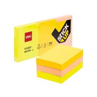 STICK UP 3X100 STICKY NOTES 38X51MM 3PZ ASS DELI EA01103 1224