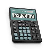 CALCOLATRICE DA TAVOLO BICOL 12 CIFRE NR/GR DELI EM888A-GY 1182
