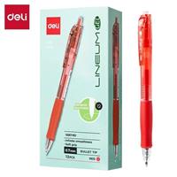 PENNA DELI GEL SFERA SCATTO LINEUM 0,7 12PZ ROSSO EG087-RD 1240