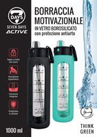 BORRACCIA TERMICA 1000ML MOTIVAZIONALE VETRO EXPO 12PZ IGZ294K
