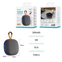 ALTOPARLANTE BLUETOOTH PORTATILE BTS V5.4 NERO UNICO BS2312
