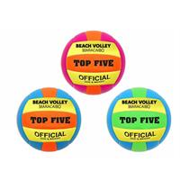 PALLONE BEACH VOLLEY TOP FIVE MARACAIBO D.22CM 280GR MAZ. 51440