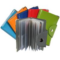 PORTA CARD 20 SCOMPARTI SKIN COLOR C/BOTTONE CF24 ALPLAST 1021LC