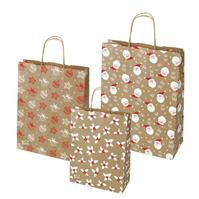 SHOPPERS MANICO RITORTO NATALE 23x10x32 CF30 FLORIO 39828 214