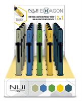 PENNA EXAGON TOUCH SFERA COLORI ASS EXPO 20PZ LEBEZ 81747 330
