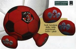 MILAN PALLONE PELUCHE CON RADIO NEMESI PAR-01-ML