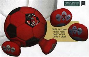 MILAN PALLONE PELUCHE CON RADIO NEMESI PAR-01-ML