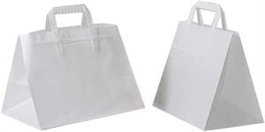 SHOPPERS BIANCO MAN PIATTO TAKE AWAY 32+17X29 CF50 SA86A0119BI