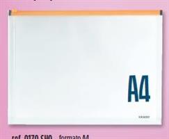 BUSTA C/SOFFIETTO E ZIP A4 CF12 ARDA 0170SHO