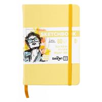 SKETCHBOOK A6 80FF BIANCHI 140GR GIALLO PASTELLO DF80010150002C